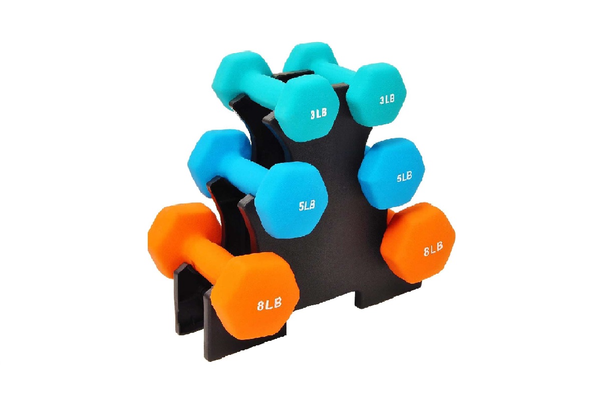 Neoprene dumbbell set